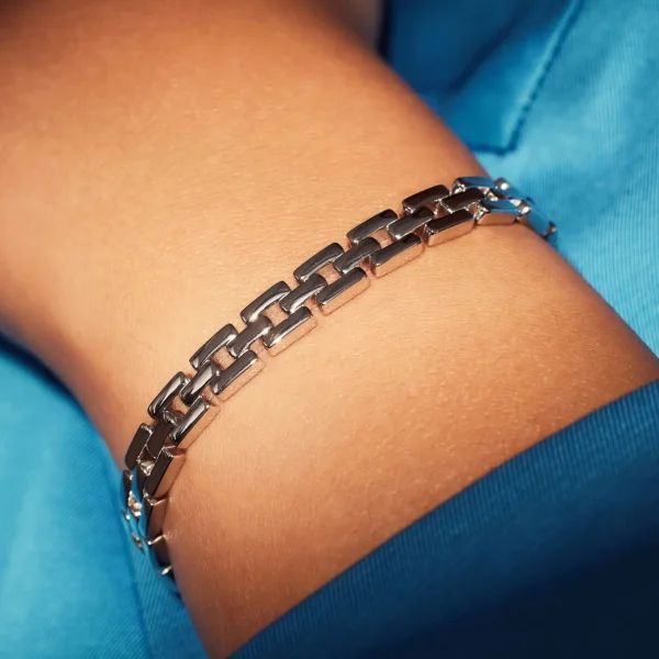 Bibbiena Poppi Dante 925 sterling zilver Schakelarmband