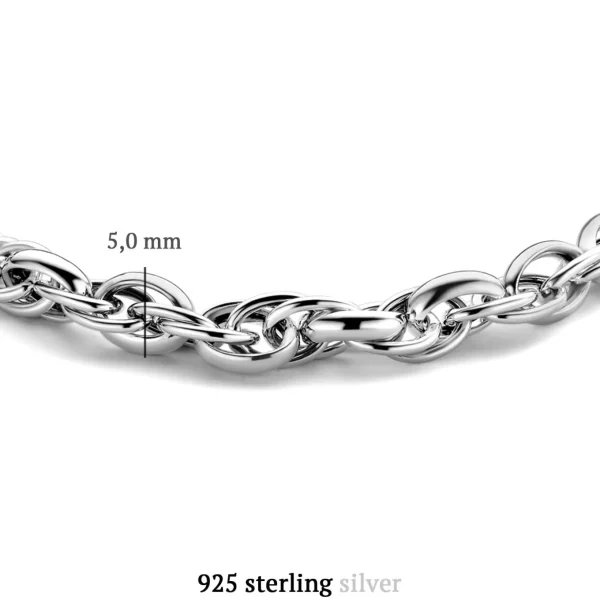 Bibbiena Poppi San Fedele 925 sterling zilver Schakelarmband