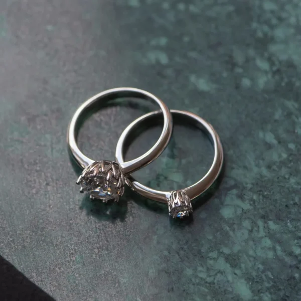 Cento Luci Rosia 925 sterling zilveren ring met zirkonia steen