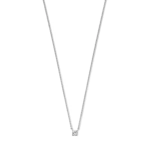 Ponte Vecchio Sofia 925 sterling zilver Ketting met zirkonia steen