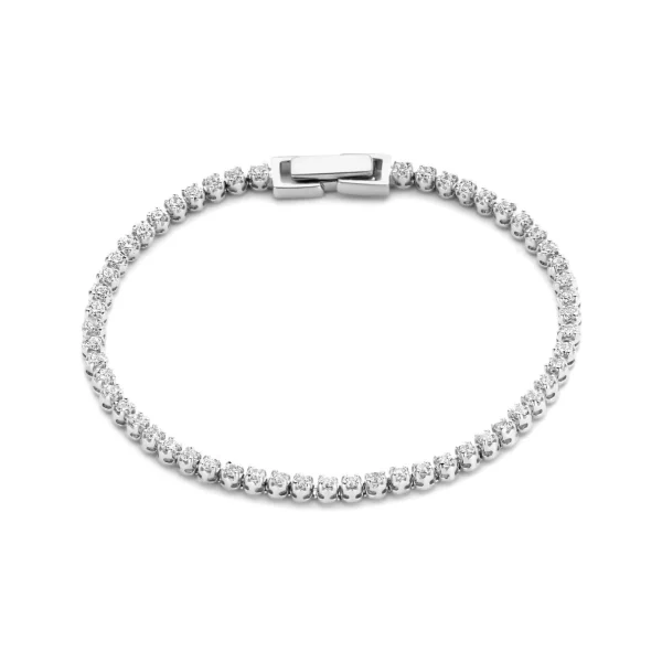 Santa Maria della Base 925 sterling zilveren armband met zirkonia stenen