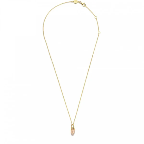 Sorprendimi 925 sterling zilveren gold plated Ketting en Oorhangers Giftset